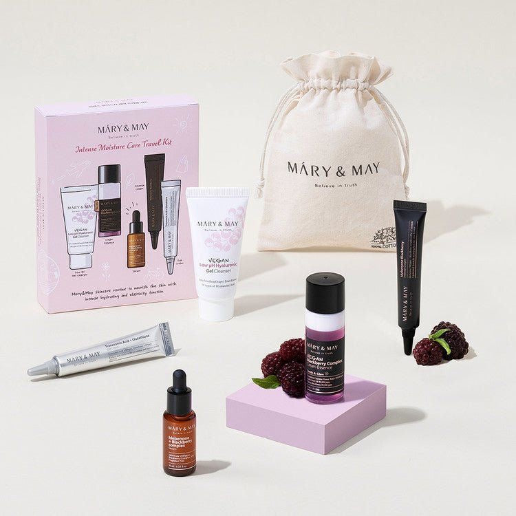 MARY & MAY Intense Moisture Care
Travel Kit مجموعة ترطيب تجريبية