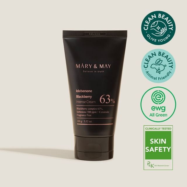 MARY & MAY IDEBENONE BLACKBERRY INTENSE CREAM مرطب الاديبينون والتوت البري ماري ماي
