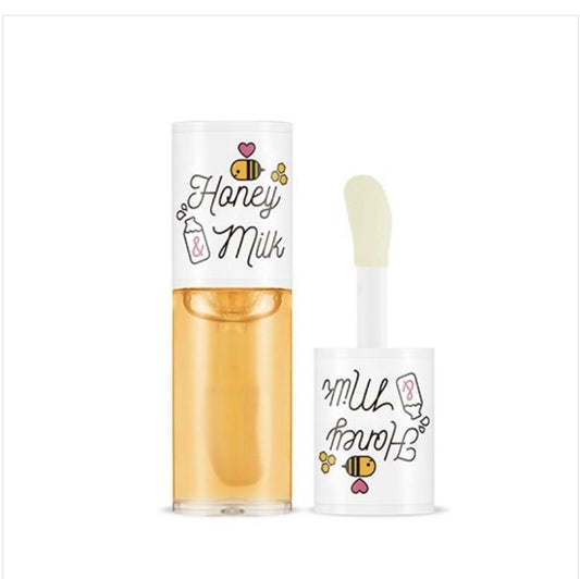 a'pieu - honey & milk lip oilمرطب الشفاه بالحليب والعسل