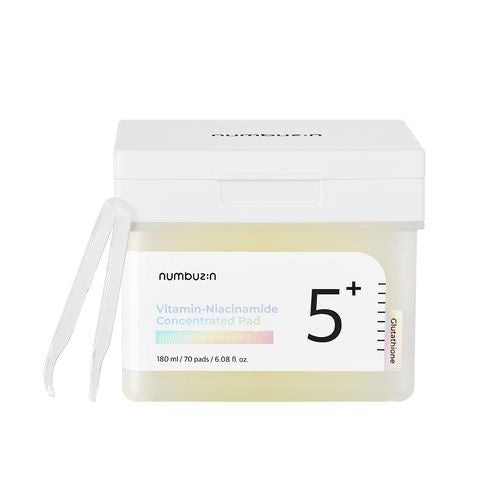 numbuzin no.5 vitamin-niacinamide concentrated pad بادز فيتامين سي المركز نومبيزون