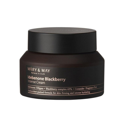 MARY & MAY IDEBENONE BLACKBERRY INTENSE CREAM مرطب الاديبينون والتوت البري ماري ماي