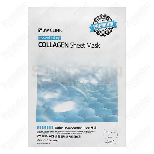 3w clinic collagen sheet maskماسك الكولاجين