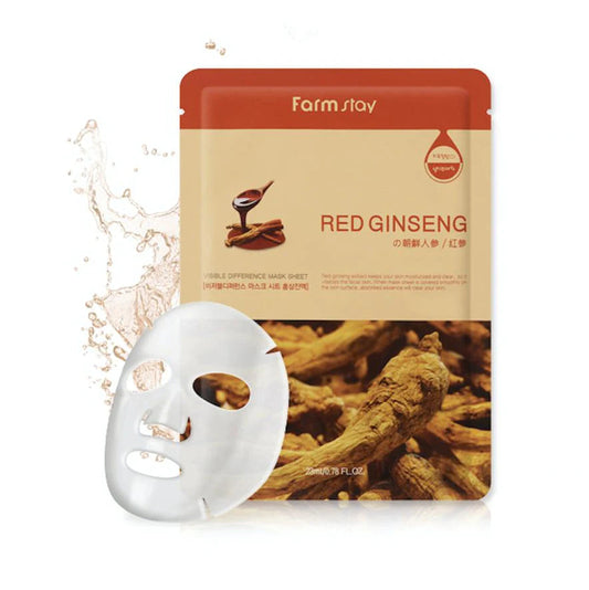 Farm stay red ginseng sheet mask ماسك الجنسنغ