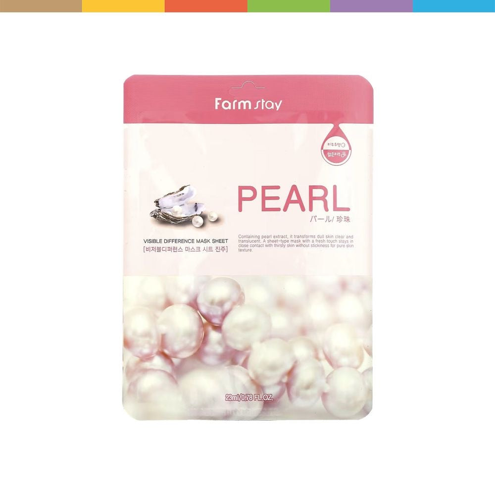 farm stay pearl sheet mask ماسك اللؤلؤ