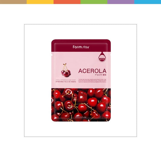 farm stay acerola sheet maskماسك التوت