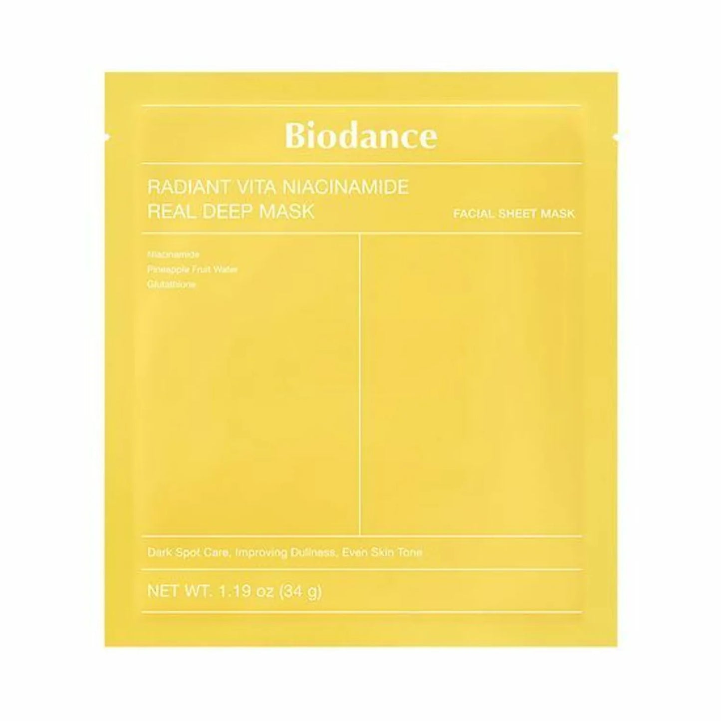 ‏BIODANCE Radiant Vita Niacinamide
‏Real Deep Mask