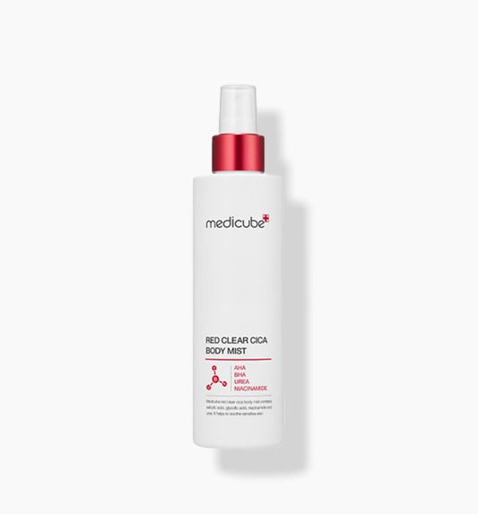 MEDICUBE Red Clear Cica Body Mist رذاذ علاج حبوب الجسم