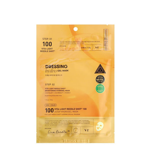 VT Reedle Shot 100 2Step Hydrogel Mask #Vita-Light ماسك الكولاجين بفيتامين سي
