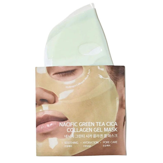 NACIFIC Green Tea Cica Gollagen Gel Mask ماسك الكولاجين بالشاي الاخضر