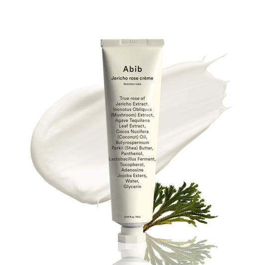 ABIB Jericho Rose Cream Nutrition
Tube كريم مغذٍ ومرطب مع قوة وردة أريحا