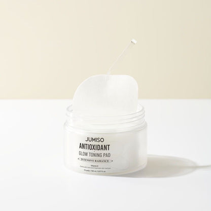 JUMISO Antioxidant Glow Toning Pad مسحات مضادة للاكسدة
