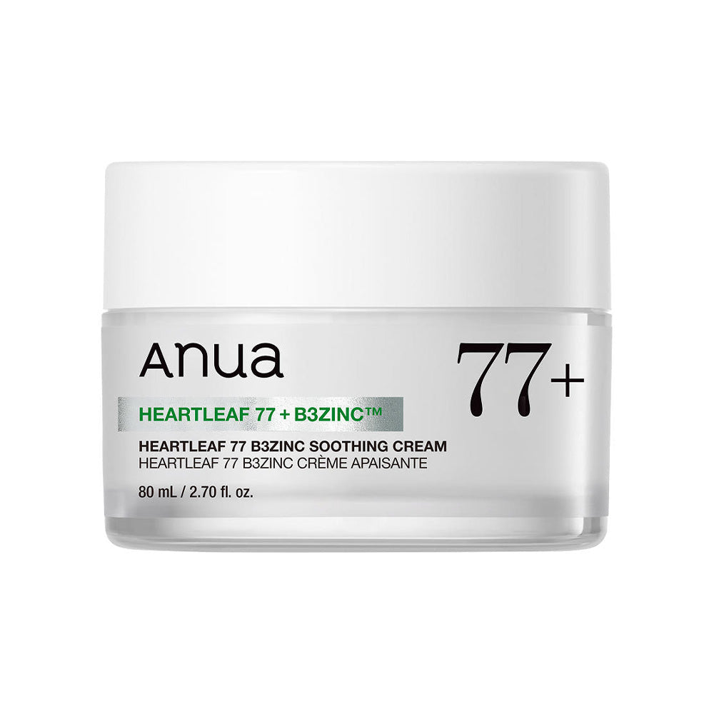 ANUA Heartleaf 77 B3Zinc Soothing
Cream مرطب انوا بالهارتليف والزنك٠
