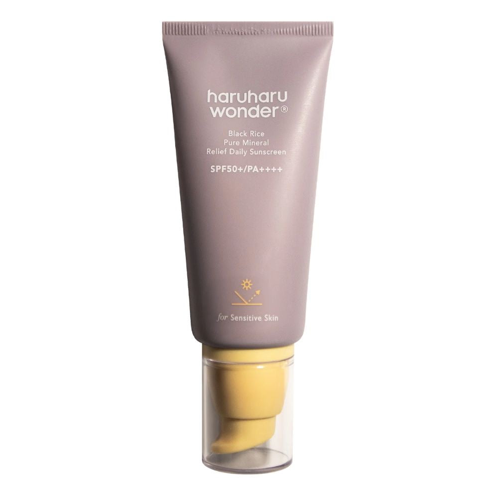 HARUHARU WONDER Black Rice Pure Mineral Relief Daily Sunscreenواقي شمس الارز